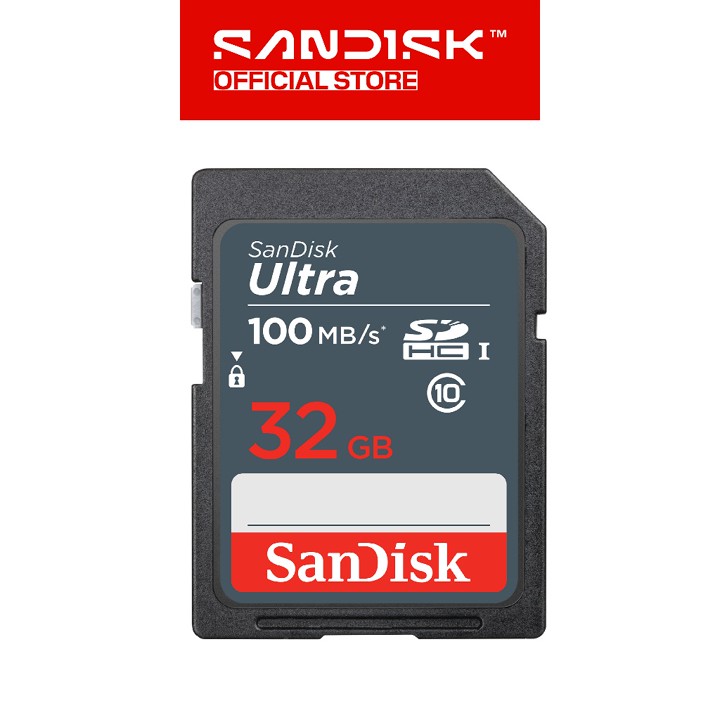 SANDISK SDHC Ultra 32GB UHS-I Class 10 (Up to 100MB/s) - DUN