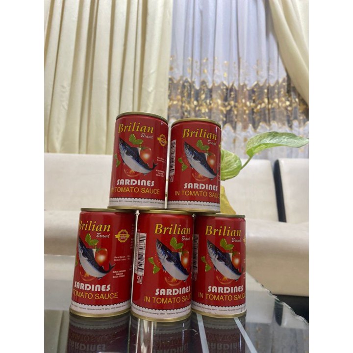 Sarden Brilian 155 gram 1 Kaleng