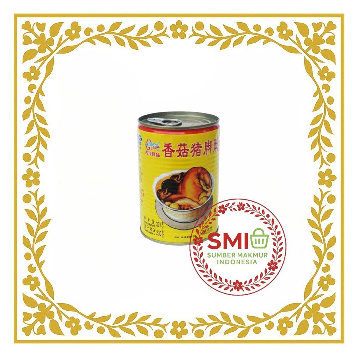 GULONG Kaki Babi Pork Leg dengan jamur cu Kiok  397gr - Ecer