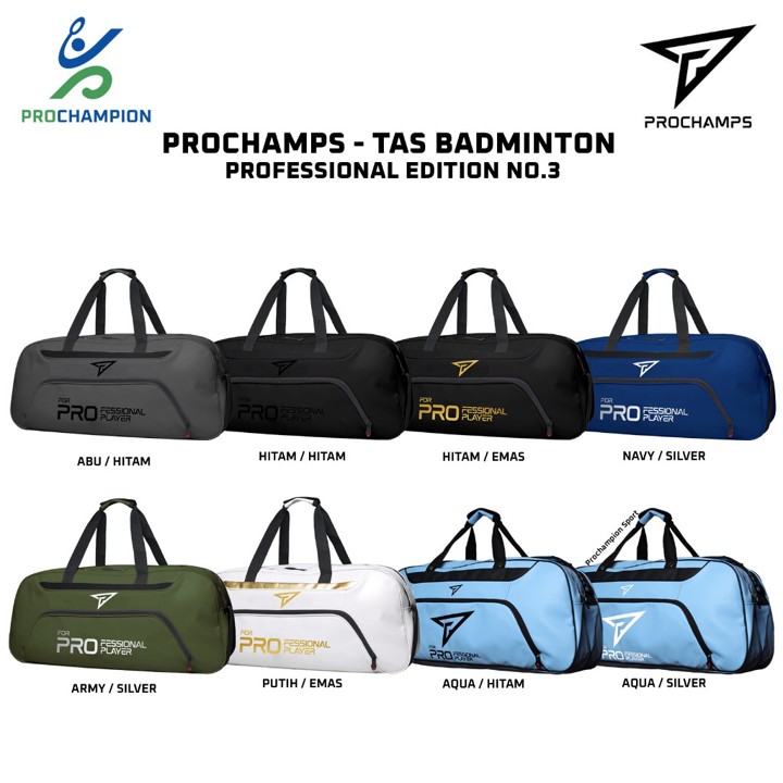 New ! Tas Kotak Badminton PROCHAMPS Profesional Edition NO 3