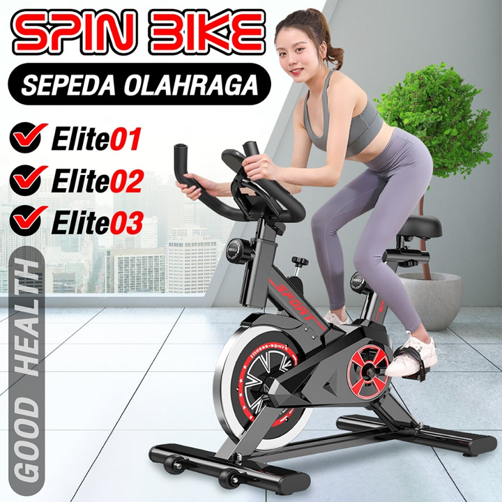 HTD SPORT Spinning bike Sepeda statis peralatan fitness dala
