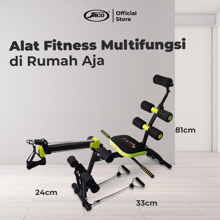 Jaco  Multi Toner Alat Olahraga Alat Fitness Alat Sit up Mul