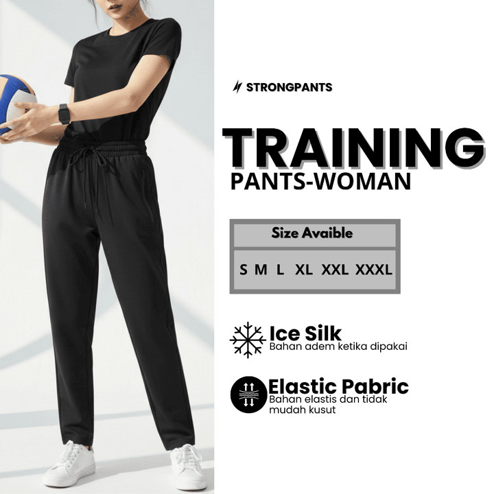 STRONG PANTS Celana Olahraga Wanita Training stretch Pants C