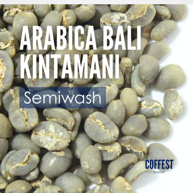 Green Bean Arabika Bali Kintamani - Semiwashed Processed - G