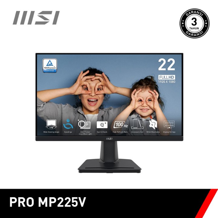 Monitor MSI LED PRO MP225V - Full HD 22" Inc