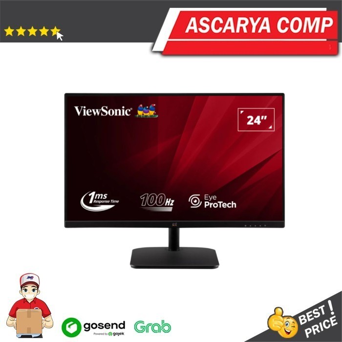 ViewSonic VA2432-h 24” 1080p IPS 100Hz Monitor with Frameles