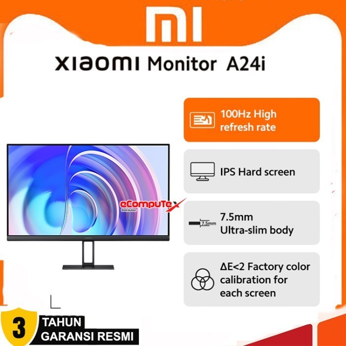 XIAOMI MONITOR DESKTOP LED A24i 1080P FHD IPS 100Hz 23.8"INC