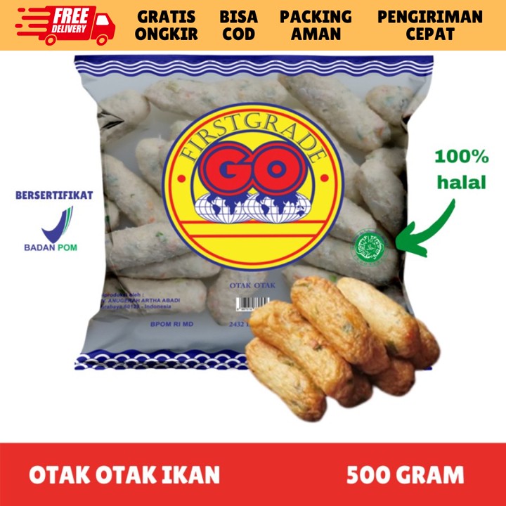 [FROZEN FOOD GO] OTAK OTAK IKAN ISI 30-33 (500GR) MAKANAN IN