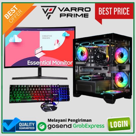 PC Lengkap Gaming Ryzen 5 5500 ( RTX 3050 8GB ) Siap Gaming 