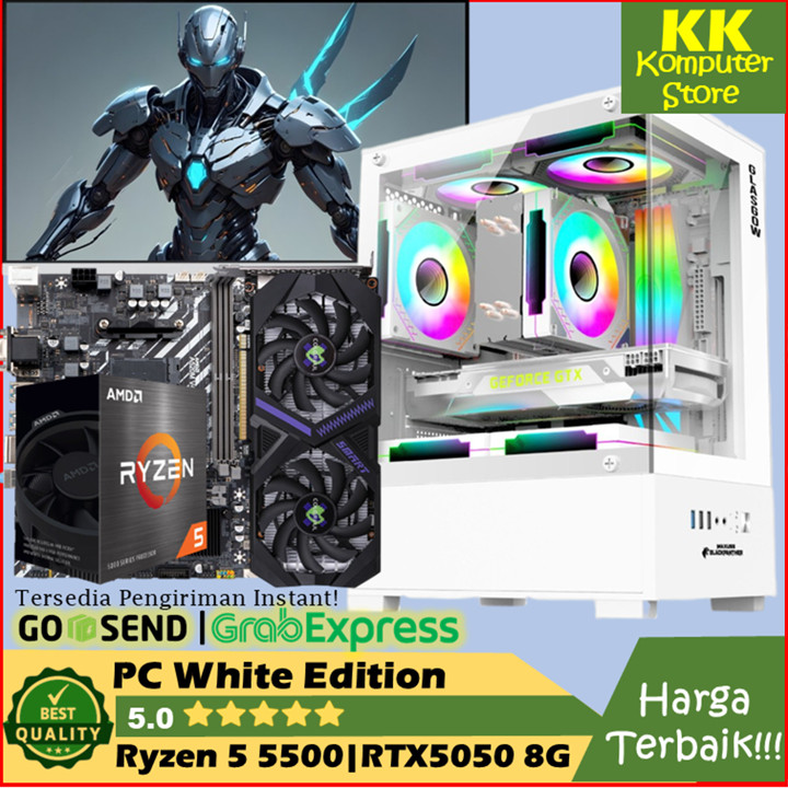 Pc Gaming Ryzen 5 5500 | RTX 5050 8GB | Ram 16GB | Ssd 256GB