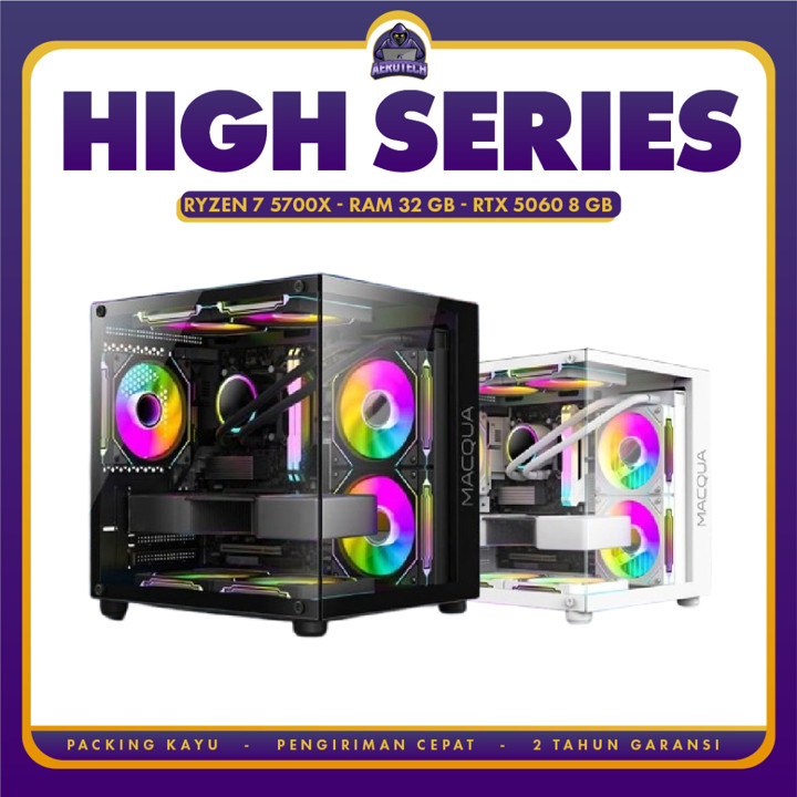 AEROTECH HIGH PC RAKITAN GAMING RYZEN 7 5700X | RAM 32 GB | 