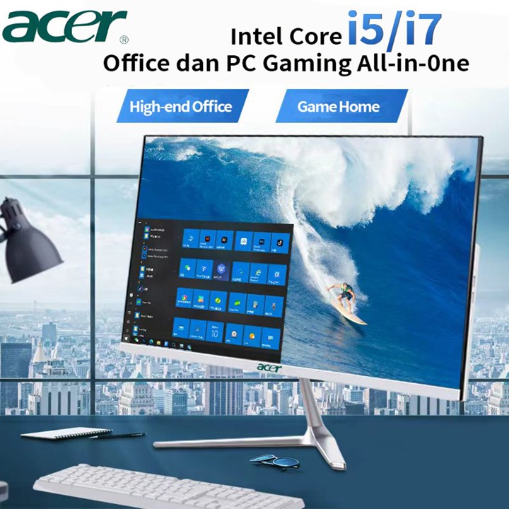 ACER All-in-one PC desktop kantor/gaming  baru i5/i7 Kompute