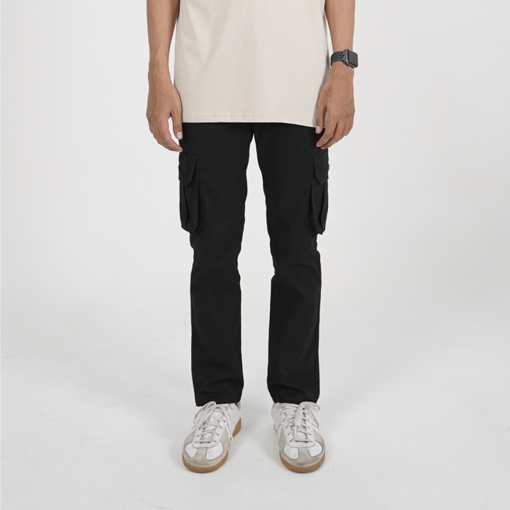 Fairgoods Celana CARGO LONG Pants Black