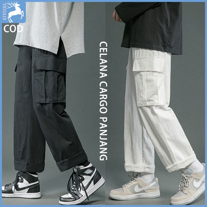 Celana cargo panjang pria Cargo pants pria Celana cargo hita