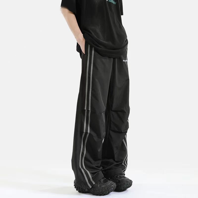 Celana cargo panjang pria baggy jumbo pants korean style sut