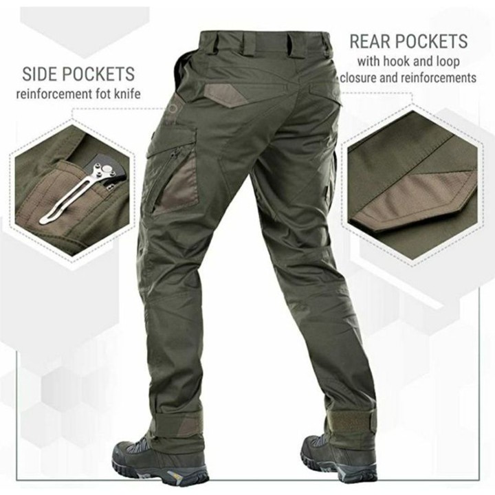 Celana Tactical M TAC Pria Panjang Cargo Gunung Outdoor Pdl 