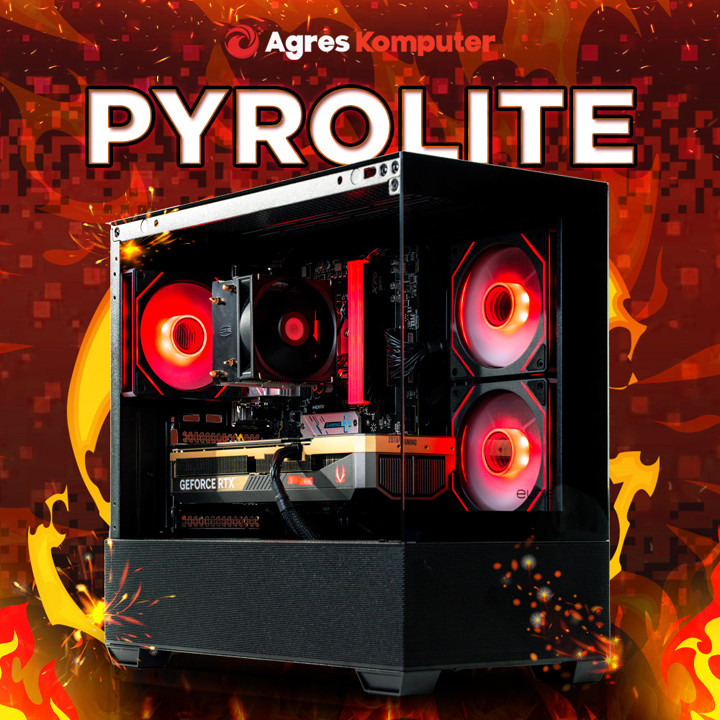 AGRES PYROLITE PC RYZEN 5 7500F RTX 5060 8GB/ 32GB 1TB RAKIT