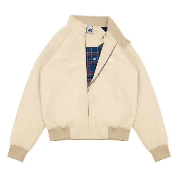 House of Smith Jaket Harrington Pria - Hangor Cream #4 - Har