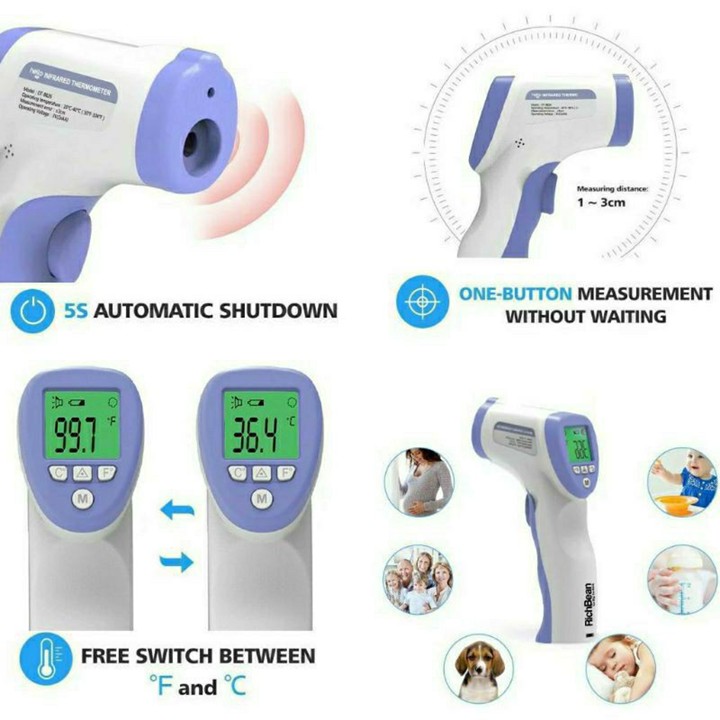 Thermometer Infrared Laser Gun Pointer Termometer Digital No