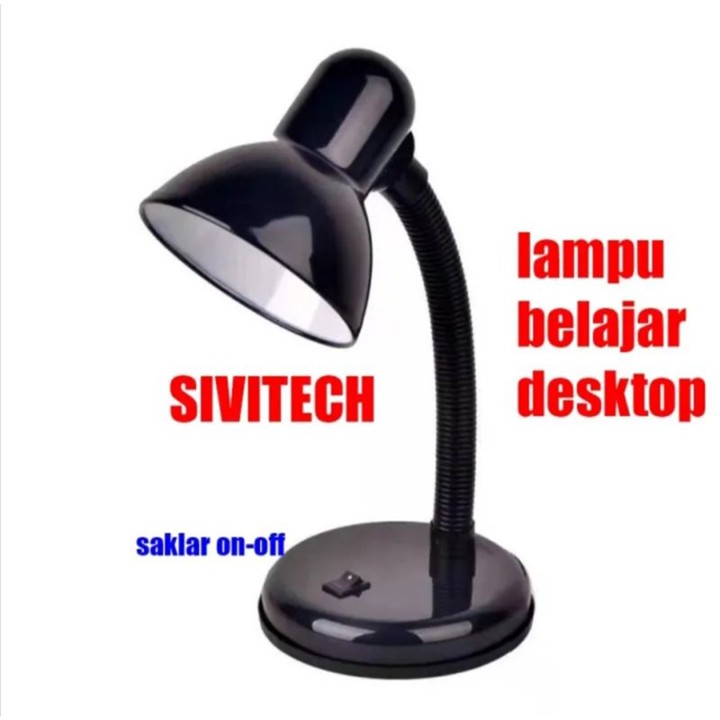 Lampu Belajar Dekstop SIVITECH / Lampu Meja Leher Fleksibel 