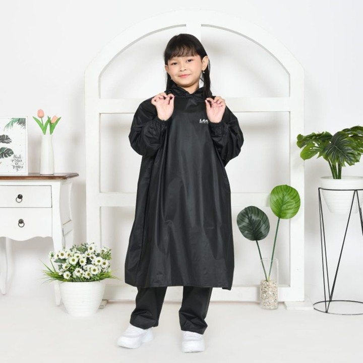 JAS HUJAN ANAK USIA 7 tahun - 13 tahun JAS HUJAN PONCO+CELAN