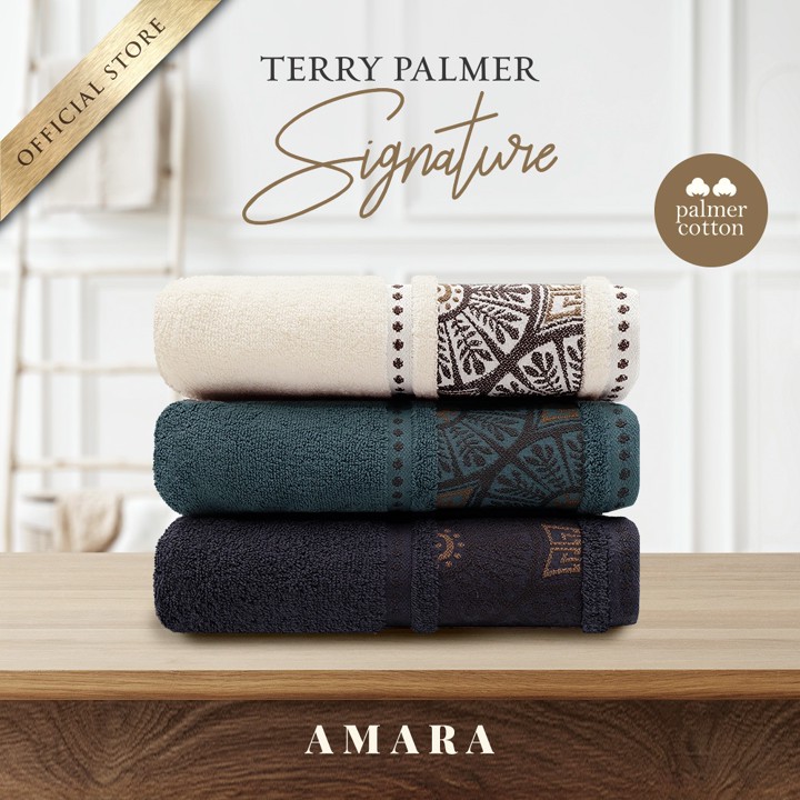 Handuk Terry Palmer Signature - Amara - Travel Towel 50x100c