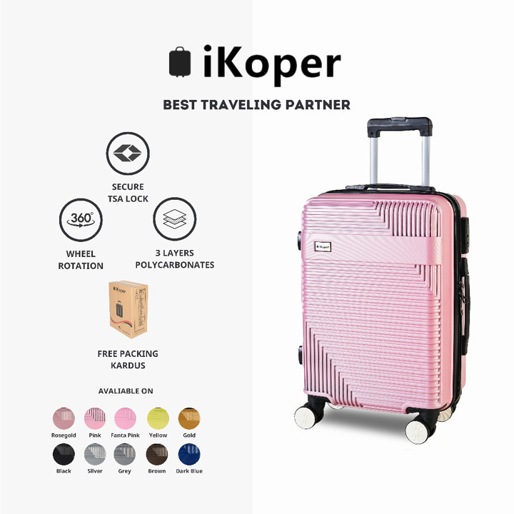 [iKoper] Koper 20 Inch Polo koper Size Koper Fiber Koper Import Koper Murah Koper cabin