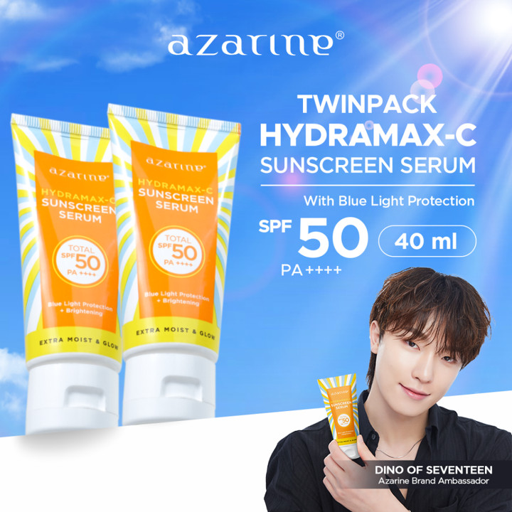 [Twin Pack] Azarine Hydramax-C Sunscreen Serum SPF50 PA++++ 