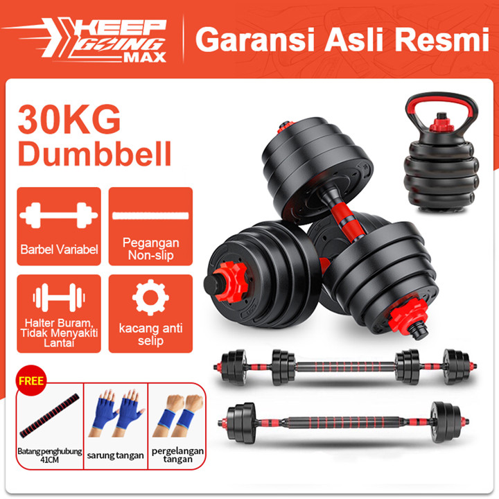 Keep Going Max Dumbbell set 30KG Barbel set Dumbel Dumbell a