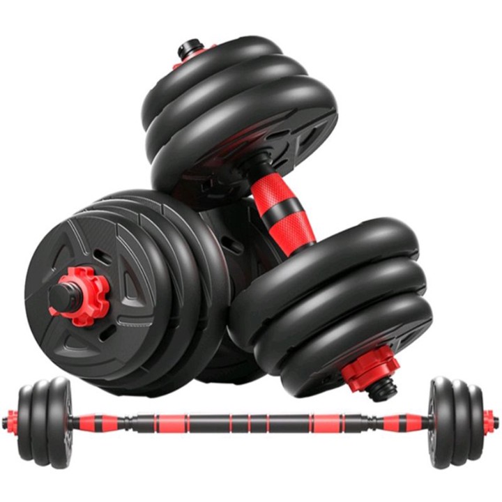 [366SP] DUMBBEL SET 20 KG PERALATAN FITNESS DUMBELL BARBEL S