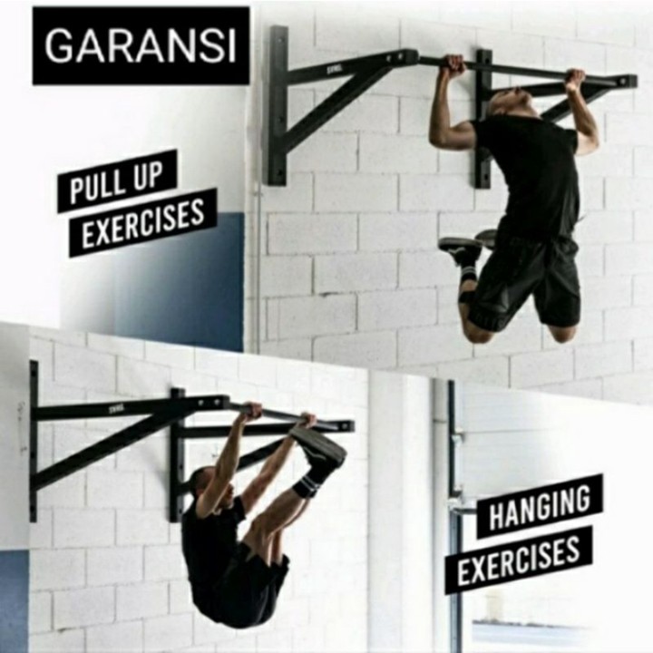 Alat Fitness Pull Up Bar Jumbo Max Beban 250 Muscle Chin Up 