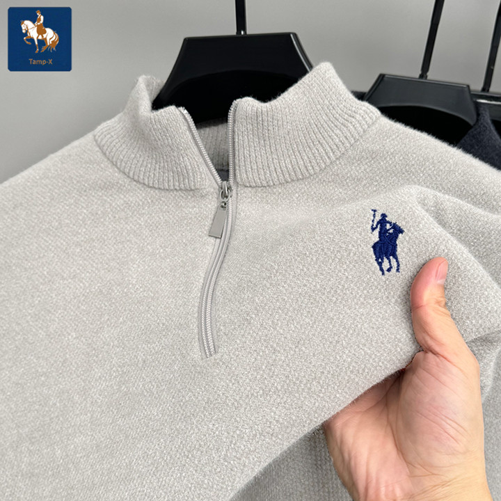 Tamp-X Lengan Panjang Sweatshirt Mengental Bordir Dan Tetap 