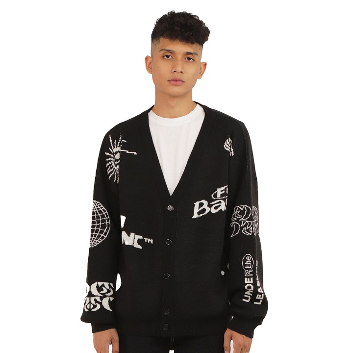 Cosmic Sweater Rajut Knit TRIBE BLACK