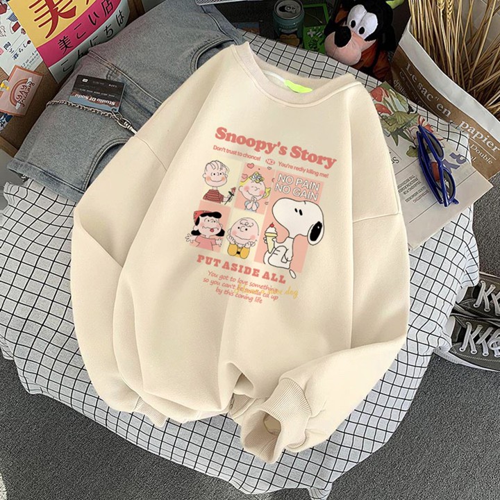 Forteid Sweater Lengan Panjang Oversize Street Style Korean 
