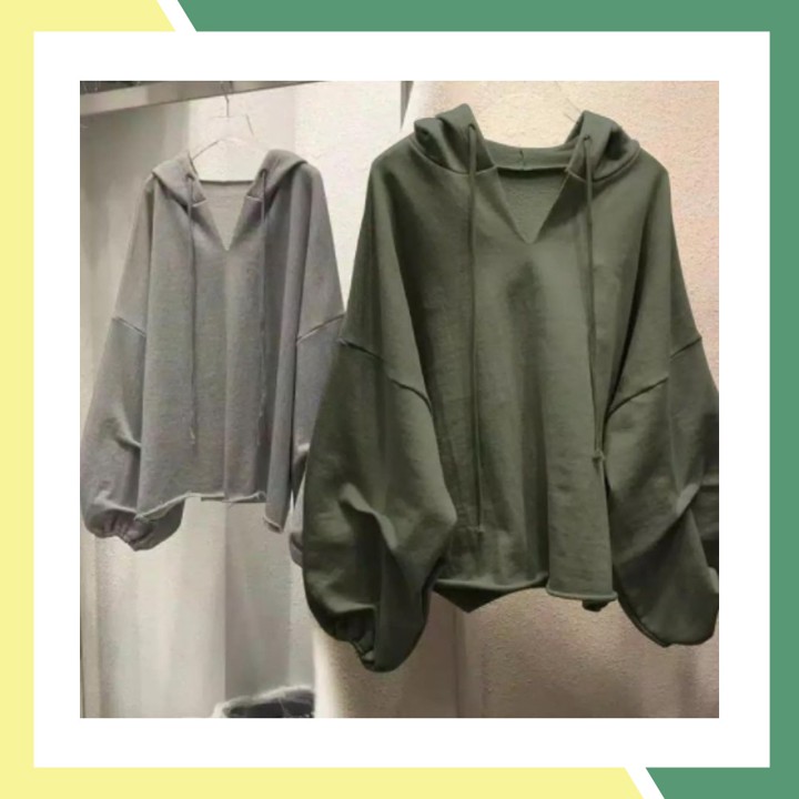 [OVERSIZED] SWEATER WANITA V-VARA DADARIO BATWING | OUTERWEA