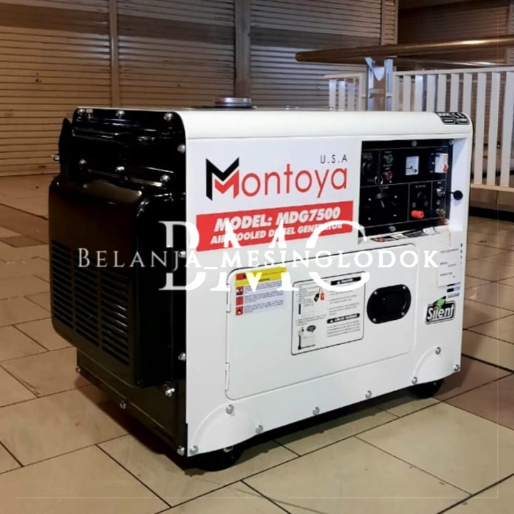 Genset Silent Diesel Solar 5000 Watt Montoya MDG 7500 USA Te