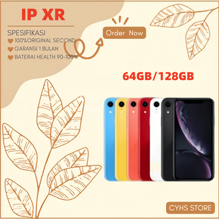 Apple iPhone XR 64GB/128GB/256GB FULLSET NO MULUS SECOND ORI
