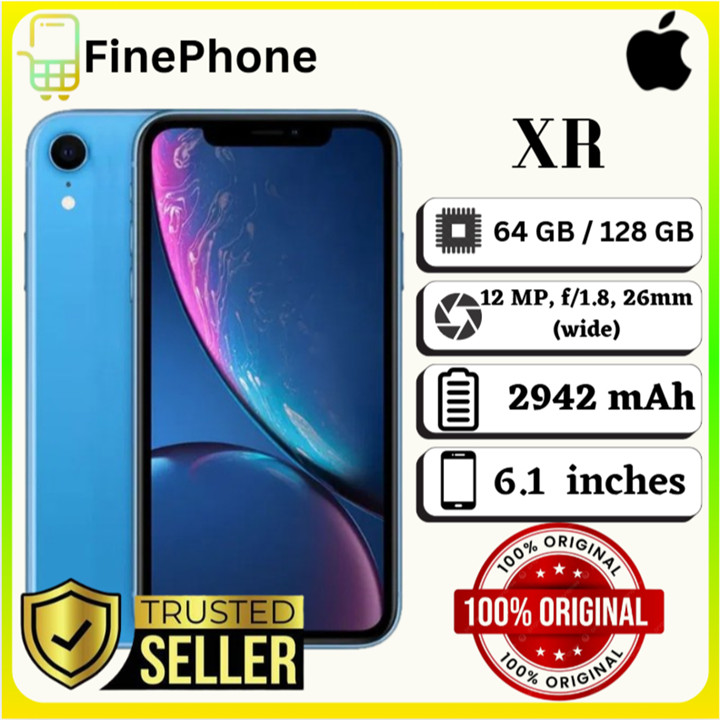 IP XR 64GB 128GB Hp SECOND LIKE NEW 100% ORIGINAL Bergaransi