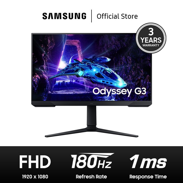 Samsung Gaming Monitor Odyssey OD G3 27"G30D VA 180Hz FHD - 