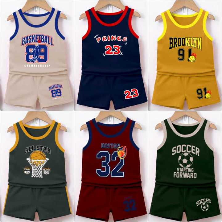 ODOM SETELAN BAJU ANAK LAKI-LAKI/SETELAN SINGLET ANAK LAKI L