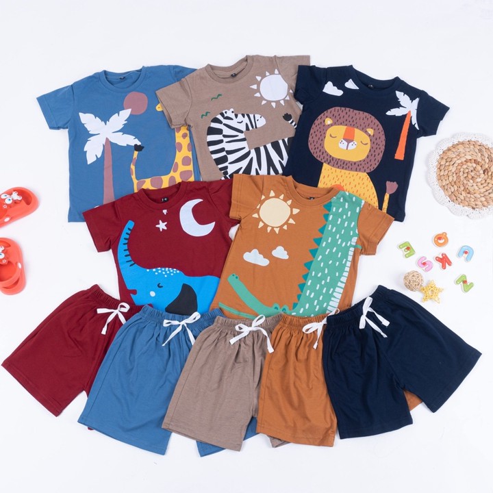 IL - READY STOCK SETELAN ANAK FOREST SERIES / SET ANAK LAKI 