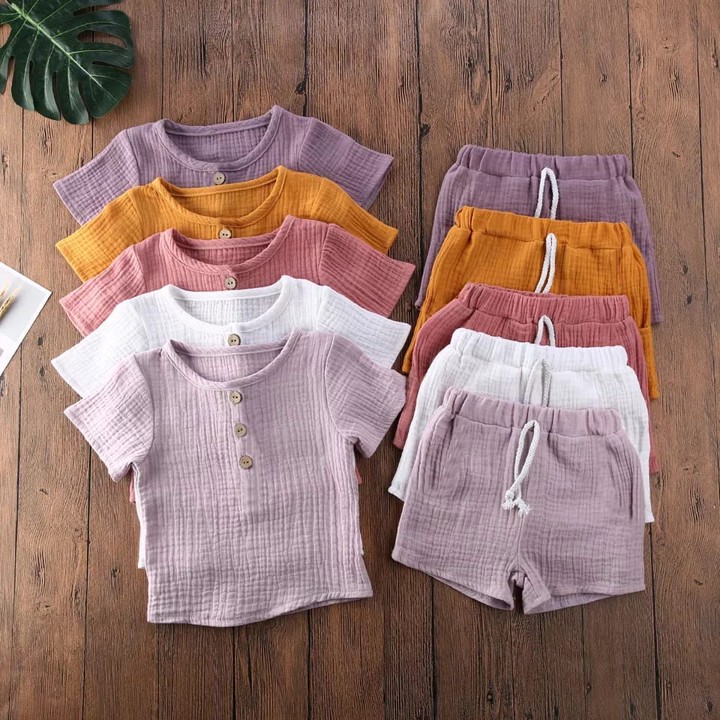 IL - READY STOCK SET ANAK EATON CREPE PREMIUM / SETELAN ANAK