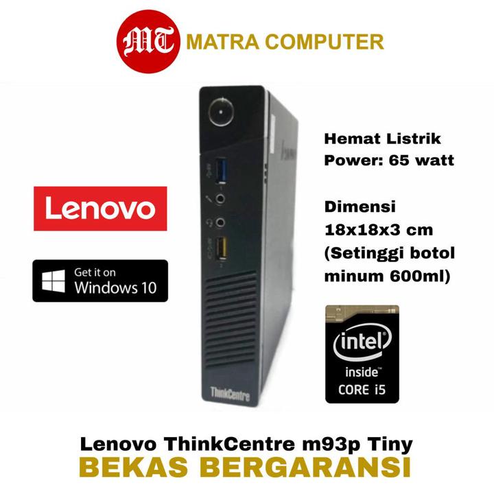 PC mini lenovo thinkcentre m93p tiny - Hemat Listrik, Garans