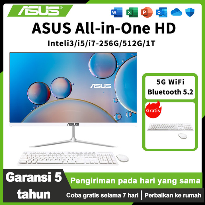 ASUS Komputer Full PC All-in-One Baru Terbaru HD Super Tipis