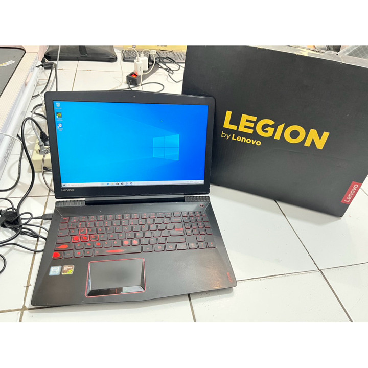 laptop gaming lenovo legion Y520 intel core i7 gen7 16gb ram 256gb ssd 750gb hdd nvidia gtx 1050 inte hd graphics 630 normal