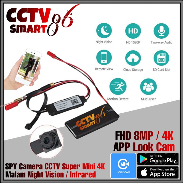 Mini Spy Camera Wireless 1080P 4K Full HD P2P ORIGINAL - SPY