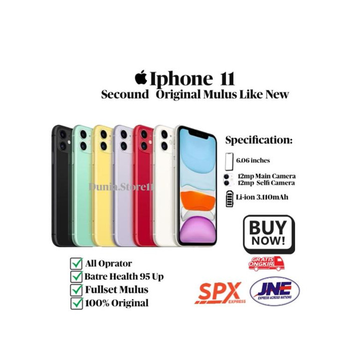 IP11 256GB/128GB/64GB SECOND MULUS