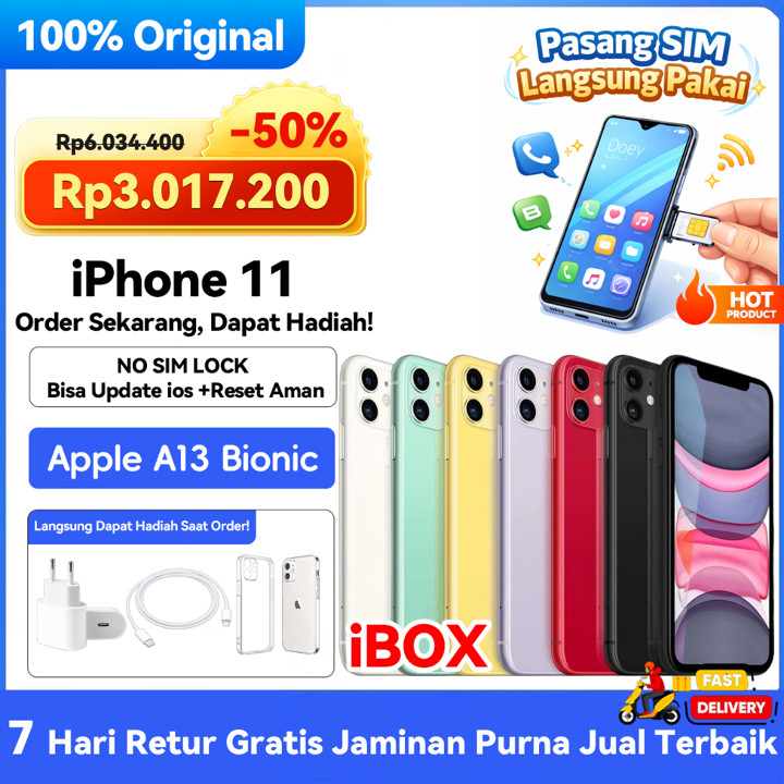 iPhone 11 iBOX Second 64GB 128GB 256GB FULLSET MULUS SECOND 