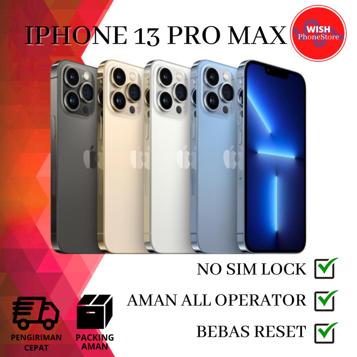 IP 13 PRO MAX 128GB 256GB 512GB SECOND BEKAS KONDISI MULUS F