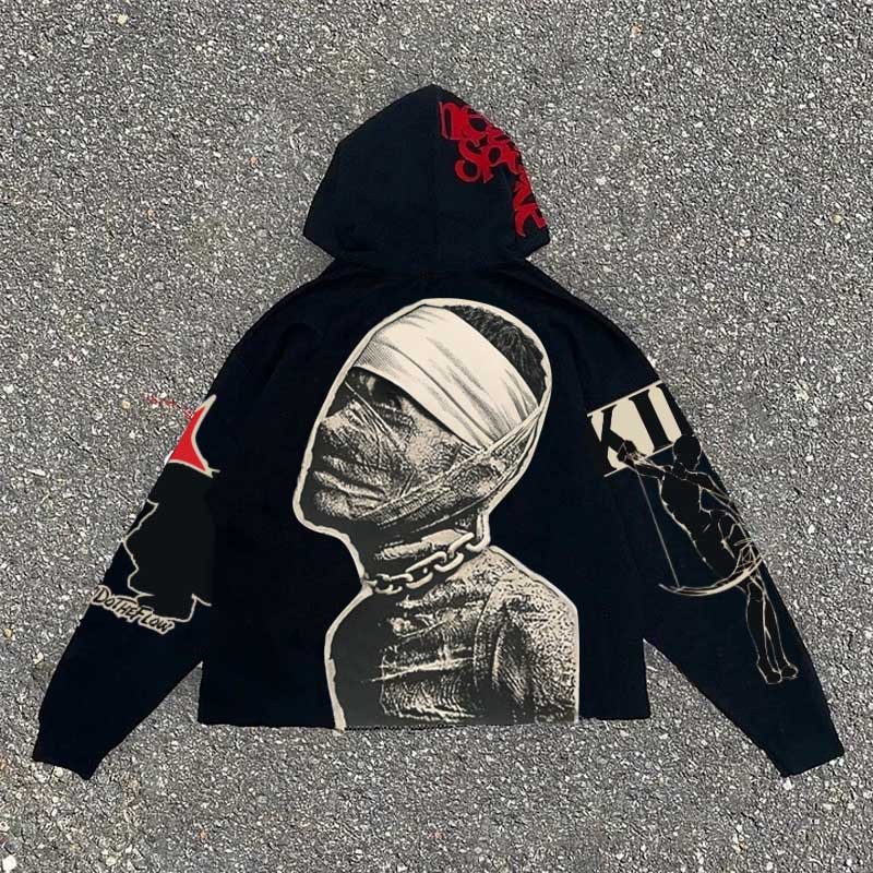Do The Flow Hoodie Pria Wanita The Mummy Pullover Jaket Hood